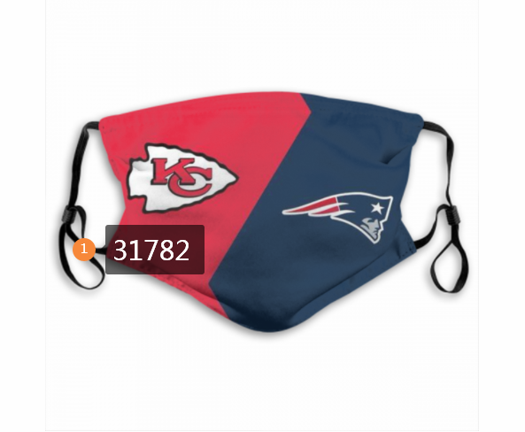 NFL New England Patriots 1732020 Dust mask with filter